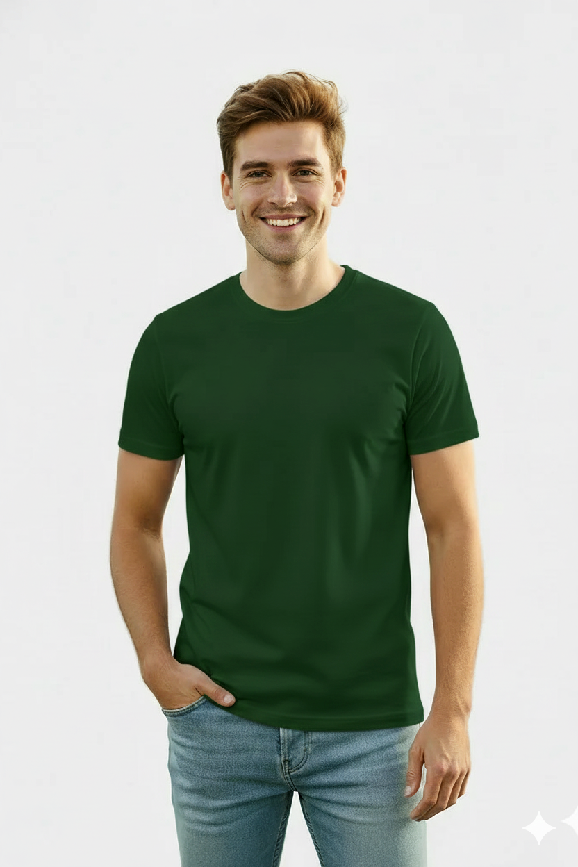 Bottle Green Classic Crew T-Shirt