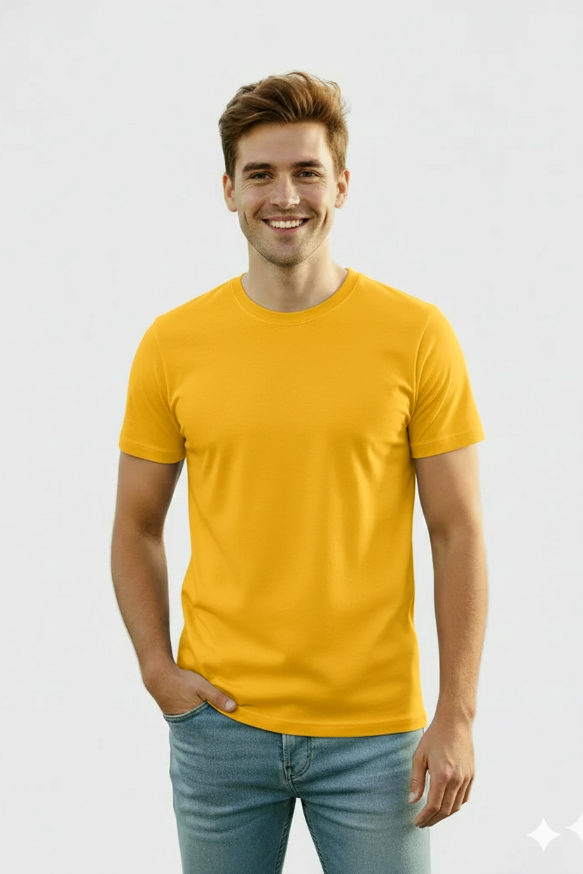 Yellow Classic Crew T-Shirt